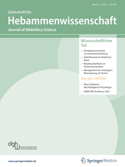 Zeitschrift für Hebammenwissenschaft 1/2025
