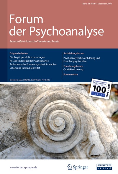 Forum der Psychoanalyse 4/2008