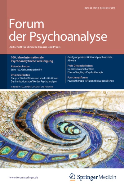 Forum der Psychoanalyse 3/2010