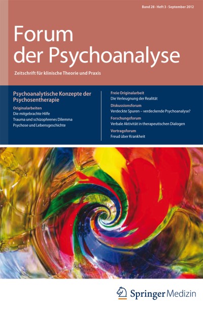 Forum der Psychoanalyse 3/2012
