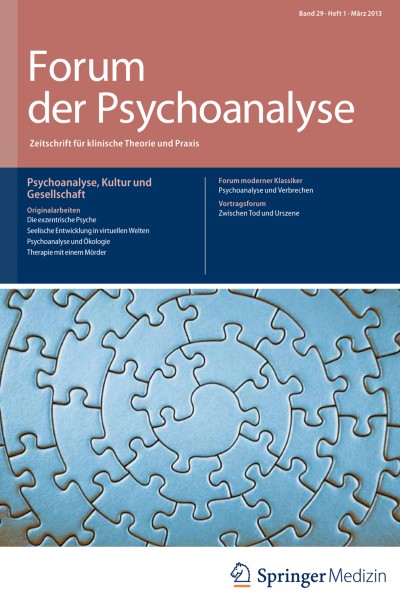 Forum der Psychoanalyse 1/2013