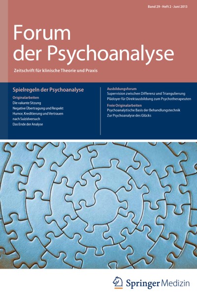 Forum der Psychoanalyse 2/2013