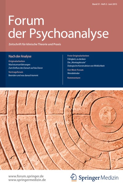 Forum der Psychoanalyse 2/2015