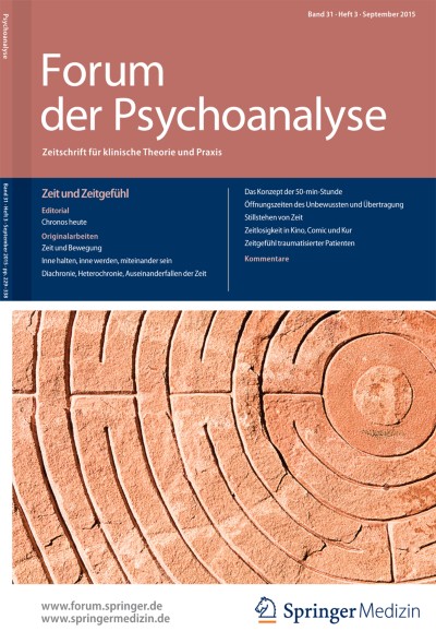 Forum der Psychoanalyse 3/2015