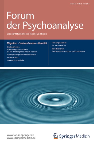 Forum der Psychoanalyse 2/2016