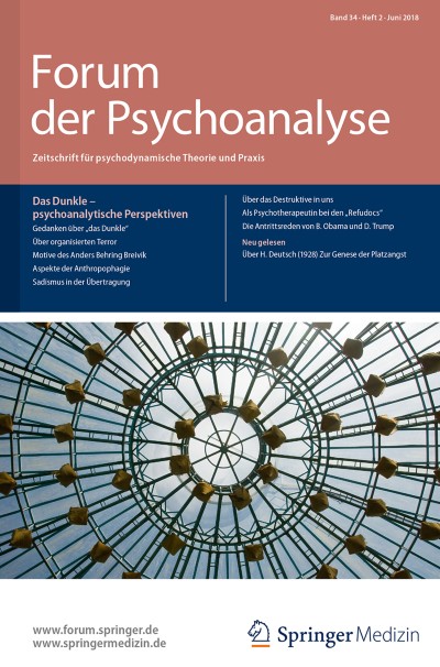 Forum der Psychoanalyse 2/2018