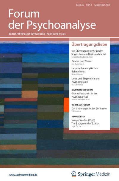 Forum der Psychoanalyse 3/2019