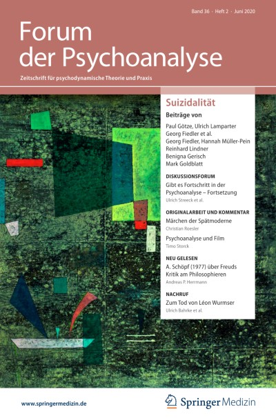 Forum der Psychoanalyse 2/2020