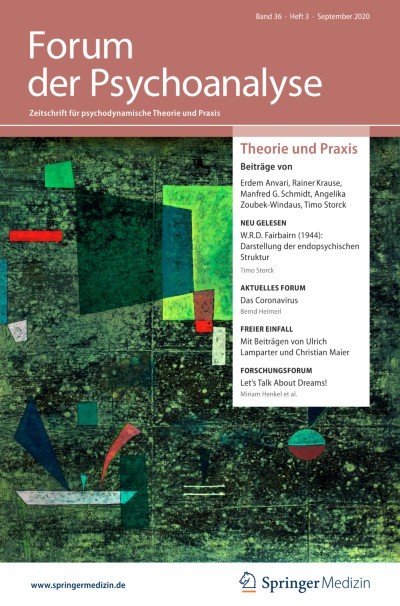 Forum der Psychoanalyse 3/2020