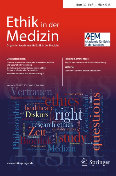 Link zu Zeitschrift Ethik in der Medizin