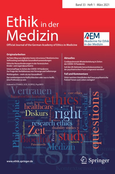 Ethik in der Medizin 1/2021
