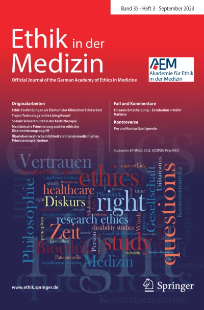Ethik in der Medizin 3/2023
