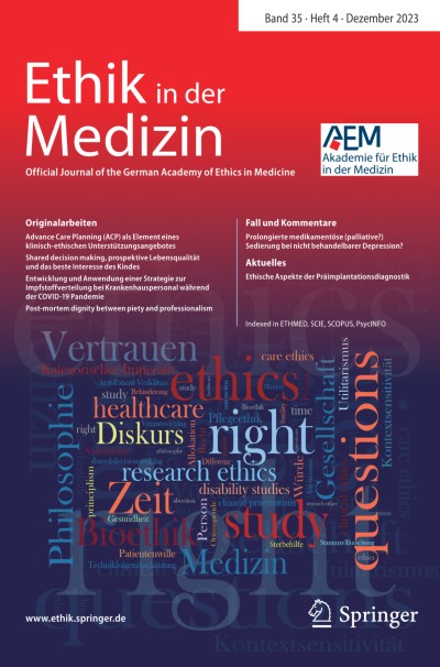 Ethik in der Medizin 4/2023