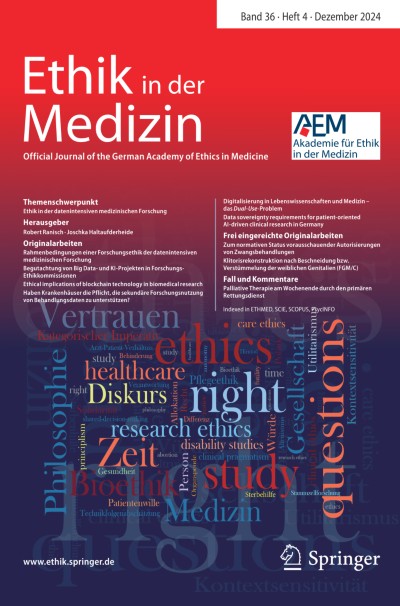 Ethik in der Medizin 4/2024