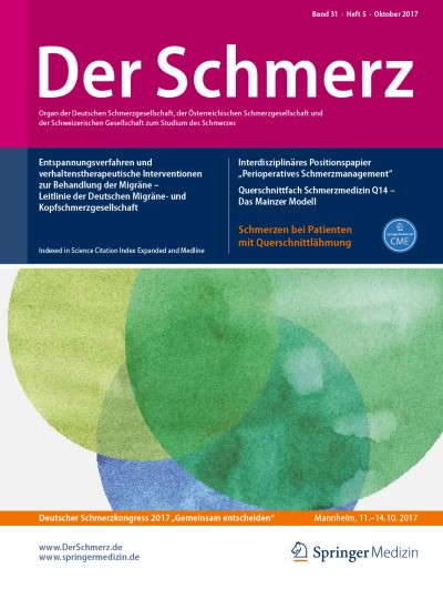 Link zu Zeitschrift Der Schmerz
