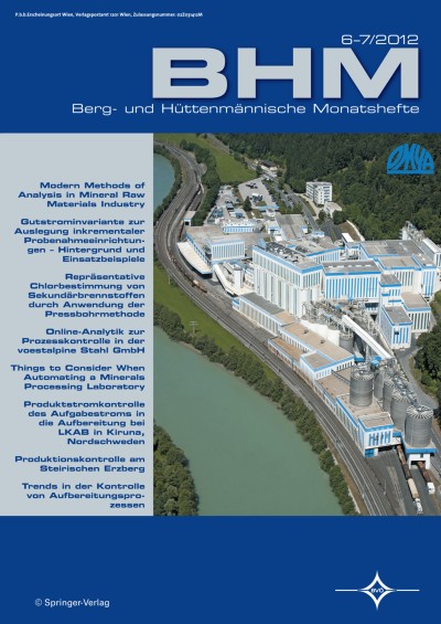 BHM Berg- und Hüttenmännische Monatshefte 6-7/2012