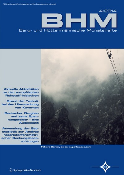 BHM Berg- und Hüttenmännische Monatshefte 4/2014