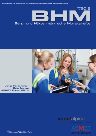 BHM Berg- und Hüttenmännische Monatshefte 7/2016