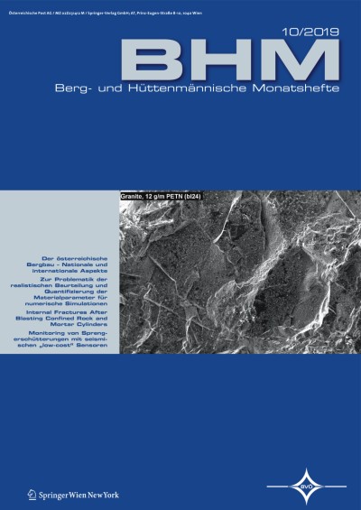 BHM Berg- und Hüttenmännische Monatshefte 10/2019