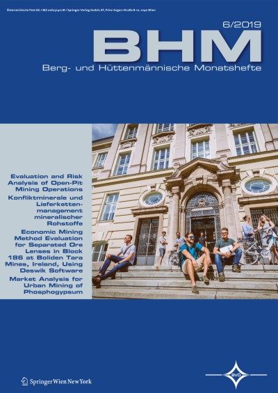 BHM Berg- und Hüttenmännische Monatshefte 6/2019