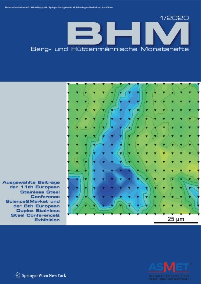 BHM Berg- und Hüttenmännische Monatshefte 1/2020
