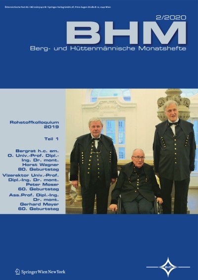 BHM Berg- und Hüttenmännische Monatshefte 2/2020