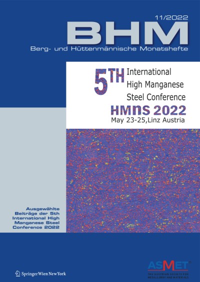 BHM Berg- und Hüttenmännische Monatshefte 11/2022