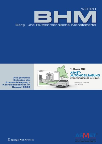BHM Berg- und Hüttenmännische Monatshefte 1/2023