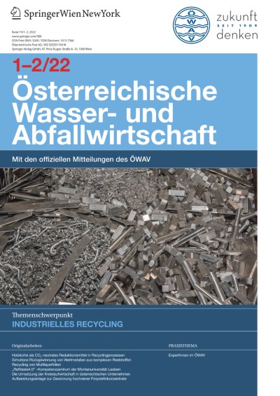 Link zu Zeitschrift Österreichische Wasser- und Abfallwirtschaft