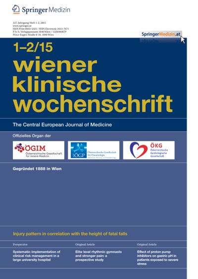 Wiener klinische Wochenschrift 1-2/2015