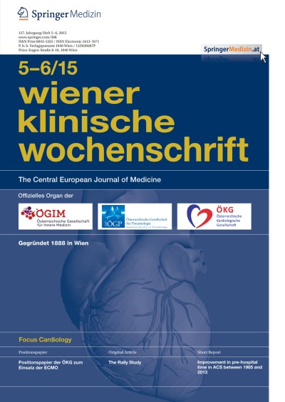 Wiener klinische Wochenschrift 5-6/2015
