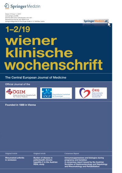 Wiener klinische Wochenschrift 1-2/2019