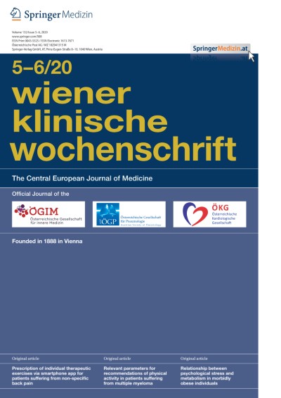 Wiener klinische Wochenschrift 5-6/2020