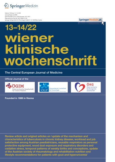 Wiener klinische Wochenschrift 13-14/2022