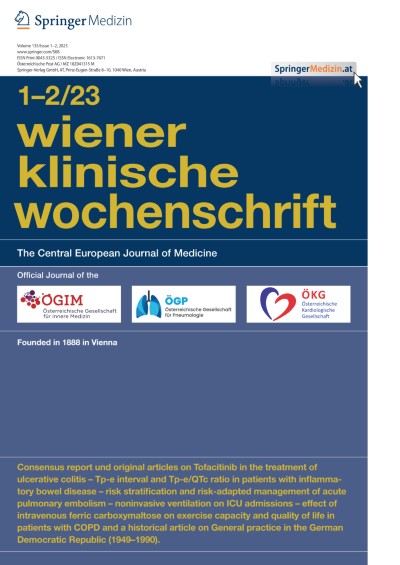 Wiener klinische Wochenschrift 1-2/2023