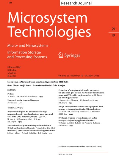Microsystem Technologies 10/2023