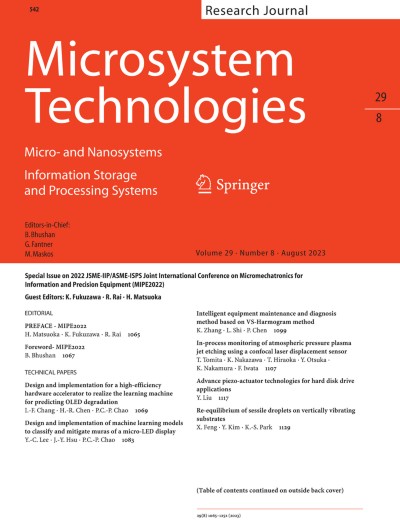 Microsystem Technologies 8/2023