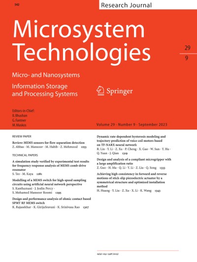 Link zu Zeitschrift Microsystem Technologies