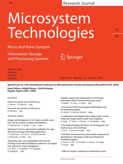 Microsystem Technologies 10/2025
