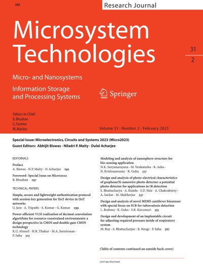 Microsystem Technologies 2/2025