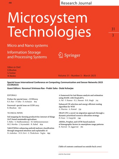Microsystem Technologies 3/2025