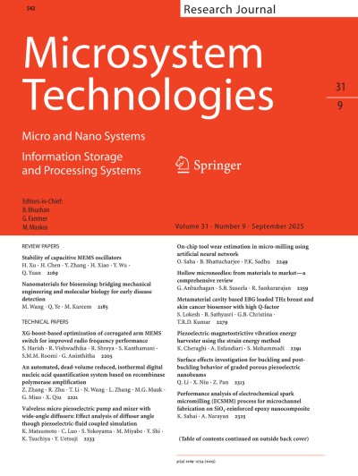 Microsystem Technologies 9/2025