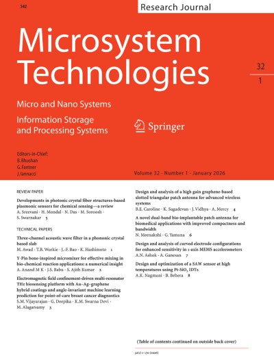 Microsystem Technologies 1/2026 | springerprofessional.de