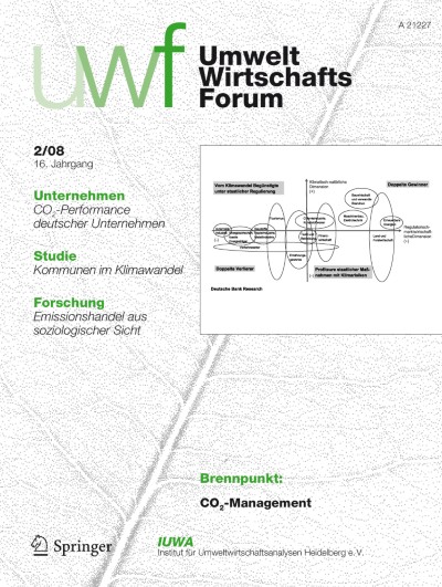 uwf UmweltWirtschaftsForum 2/2008
