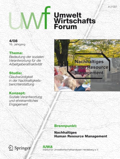uwf UmweltWirtschaftsForum 4/2008