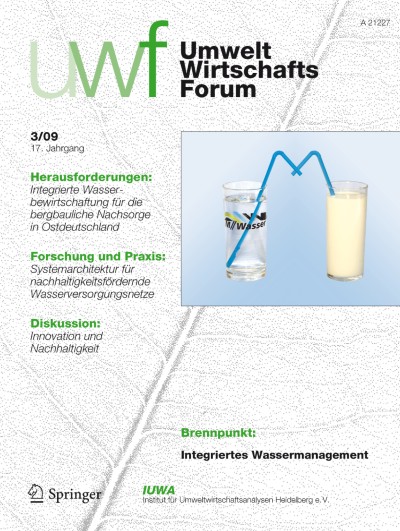 uwf UmweltWirtschaftsForum 3/2009