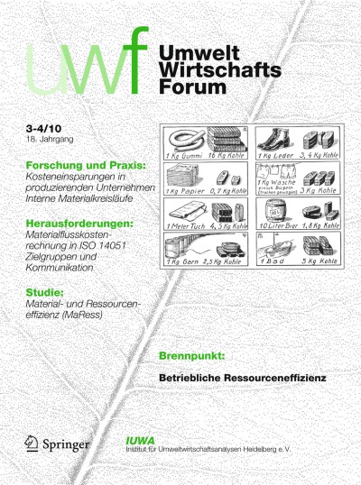 uwf UmweltWirtschaftsForum 3-4/2010
