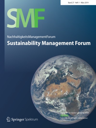 NachhaltigkeitsManagementForum | Sustainability Management Forum 1/2019