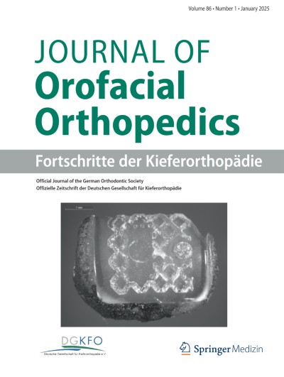 Journal of Orofacial Orthopedics / Fortschritte der Kieferorthopädie 1/2025