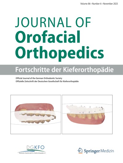 Journal of Orofacial Orthopedics / Fortschritte der Kieferorthopädie 6/2025